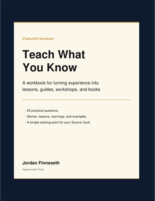 Cover of Teach What You Know